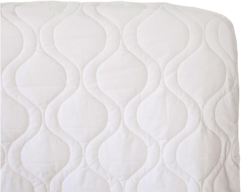 SHEETWORLD.COM 24 38 5.5, SheetWorld Quilted Fitted Extra Deep Portable Mini Crib Mattress Pad x x Solid White, Made