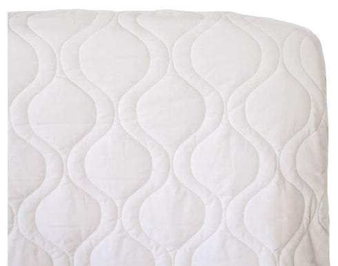 SHEETWORLD.COM SheetWorld Quilted Fitted Portable Mini Crib Mattress Pad, 24 x 38 x