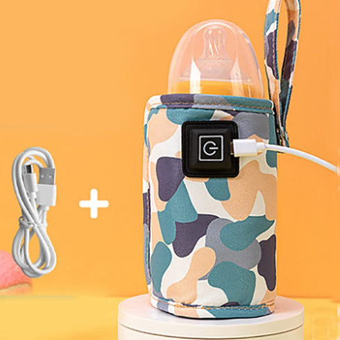 TTAMG Srutueo Universal USB Milk Water Warmer Travel Stroller Insulated Bag Portable Baby Nursing Bottle Heater