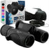 Think Peak Black Binoculars - Science Toy for Kids Ages 4-8, Compact Outdoor Adventure & STEM Educational Gift