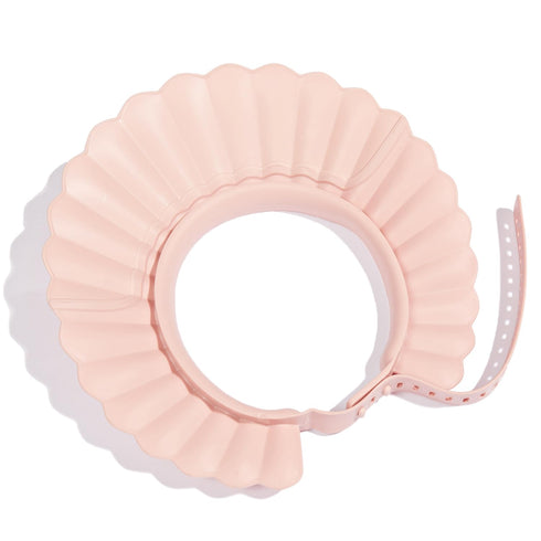 Baby Shower Cap Bath Visor - Adjustable Safe Shower Cap for Infants, Toddler, Kids (6 Months-12 Years, Pink)