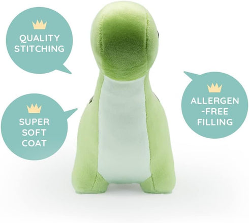 Bellzi Brontosaurus Cute Stuffed Animal Plush Toy - Adorable Soft Dinosaur Toy Plushies and Gifts - Perfect Present