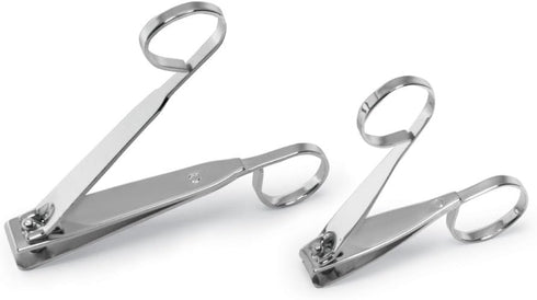 E Z Grip Scissor Like Nail Clippers - 2 PC