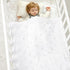 LAWKUL Cellular Blanket Baby 100% Cotton Knitted Soft Knit Crochet Blankets for Newborn Boy Girls Infants White 100x80cm by LAWKUL