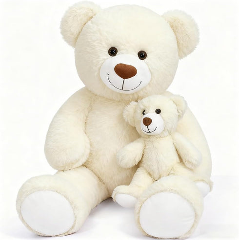 Yeqivo Big Teddy Bear Stuffed Animal Big Teddy Bear Mama with Baby Giant