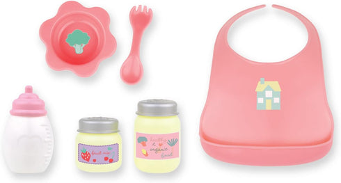 17" 7 Set| 2+, JC Toys - Doll High Chair | Fits Dolls up to | Easy to Clean | Simple Assembly | Piece Play Ages