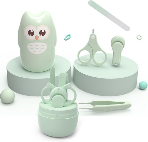 Set Baby Nail Clippers for Newborns Safe Nail Care Kit Baby Tweezers Essential Grooming Tools for Boys and Girls