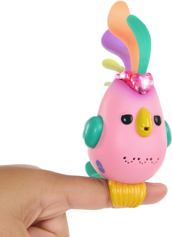 Sweet Tweets Interactive Bird, Record & Play Secret Messages, includes 40+ Sounds & Reactions (Debbie Pink)
