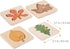 Kisangel Toddler Toys, 4pcs Wooden Leaf Shape Puzzle, Educational Learning STEM Toys for Birthday