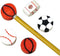 U.S. Toy 1169 Sports Eraser Pencil Tops