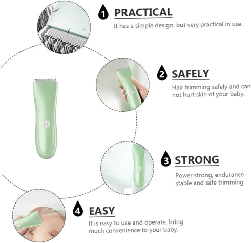 Trimmer Healifty Power Tools Cordless Kit Newborn and Tool for Shaver Haircut Hair Rechargeable Light Cutting Kids