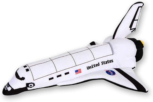 ArtCreativity Stuffed Space Shuttle - 14" Soft Cuddly Astronaut Toy for Kids, Birthday Gift, Easter Basket Stuffer