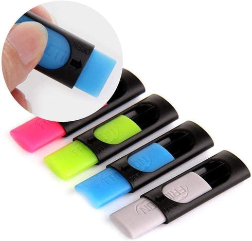 4 Pcs Friction Ink Eraser, Ink Rubber for Erasable Pen, Stationery Office School Supply Gift