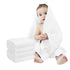 FOOK FISH Muslin Baby Towel Muslin Cotton 2-Pack 6-Layer Large Size 40"