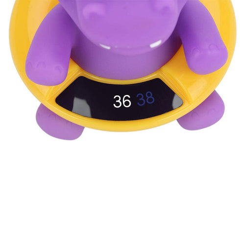 Yinhing Bath for Kids Floating Yellow Duck Design with Temperature Display Fun Animal Bathing Accessory for Infants