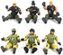 PowerTRC US Army Men SWAT Team Soldiers Military Toys Action Figures with Weapons, 12 Pcs Play Set for Kids
