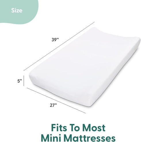 3 Pack Pack The Peanutshell and Play Mattress Sheets, Celestial Mini Crib Sheets Fitted, N Play Sheets for Graco, Dream