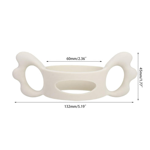 TNNOKL Food Grade Silicone Transitional Cup Handles for Milk Bottles Baby Feeding Bottle Trainer