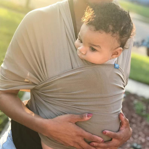 Diono We Made Me Flow, Baby Wrap Carrier, Newborn to Toddler Breastfeeding Cover, Super Stretchy, Cool & Comfortable