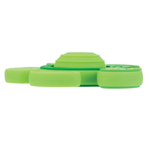 Nuby Teethe N' Pop Sensory Play Teether, Baby Teething Toy for 3+ Months, Turtle