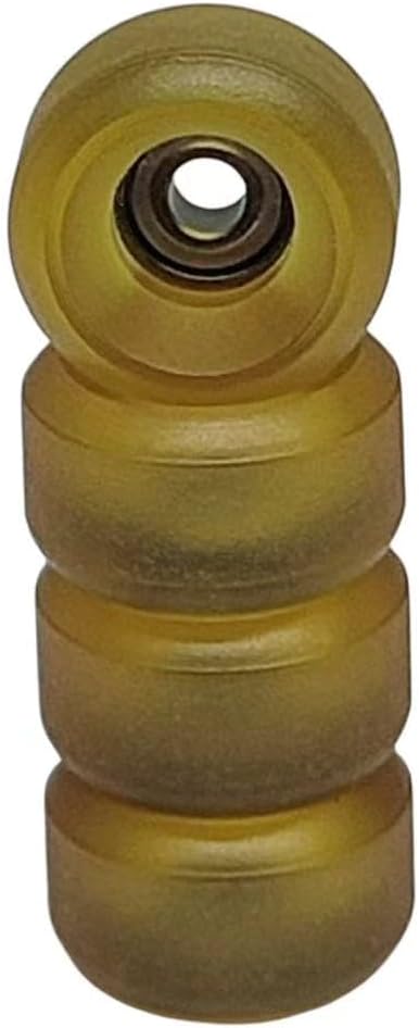 75D Urethane Pro Fingerboard Wheels, Clear Amber Bearing Wheel, Handmade Polyurethane-Ultra Spin Bearings - 7.8 * 4.8mm