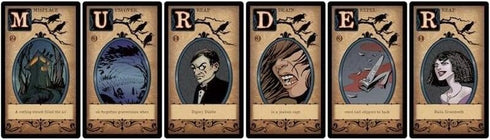 Murder of Crows Second Edition – Board Game by Atlas Games 2-5 Players – 20 Minutes of Gameplay – Games for Game Night – Teens and Adults Ages 14+ - English Version