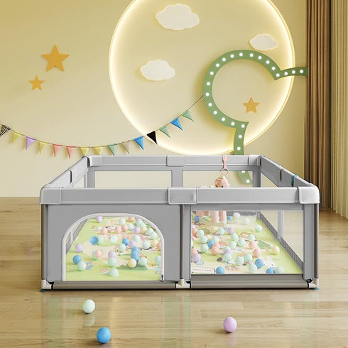 36" x36") Baby Playpen, Play Pens for Babies and Toddlers, Mini Baby Fence Play Area,Safe Anti-Fall Play Yard