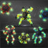 estardaa 8Pcs Fidget Spinners Glow in The Dark, Fingertip Gyro DIY Deformable Robot
