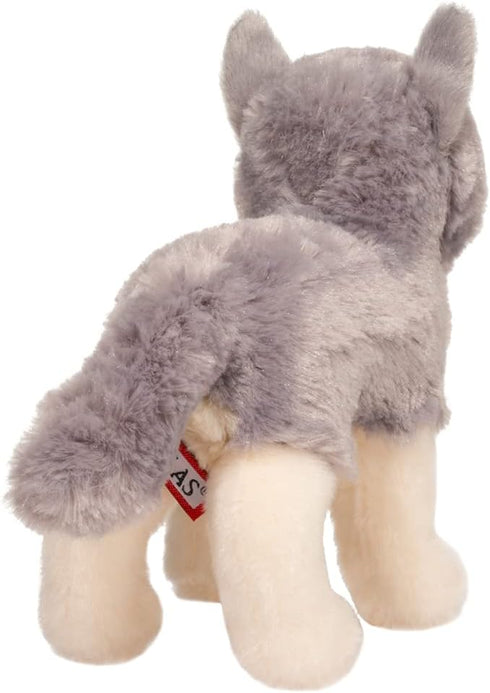 8-Inch Douglas Ashes Wolf Plush Stuffed Animal - Long