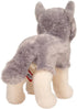 8-Inch Douglas Ashes Wolf Plush Stuffed Animal - Long