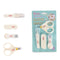 BuryTony Baby Grooming 4pcs Set Safety Nail Care Nursery Fingernail Kit Newborn Toddler