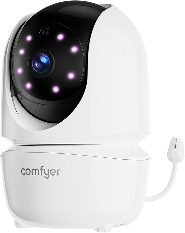 Comfyer BM01 Add-on Camera Baby Monitor, Video Baby Monitor, 1080p FHD Resolution, Remote
