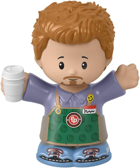 F-Price Story Starter Figure Pack - HBW63 Barista and Customer Figures in Blue, Brown, Green