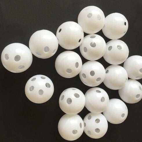 10Pcs White Rattle Balls Inserts for Rattle Box, Noise Maker for Animal Puppet Doll Baby Pet