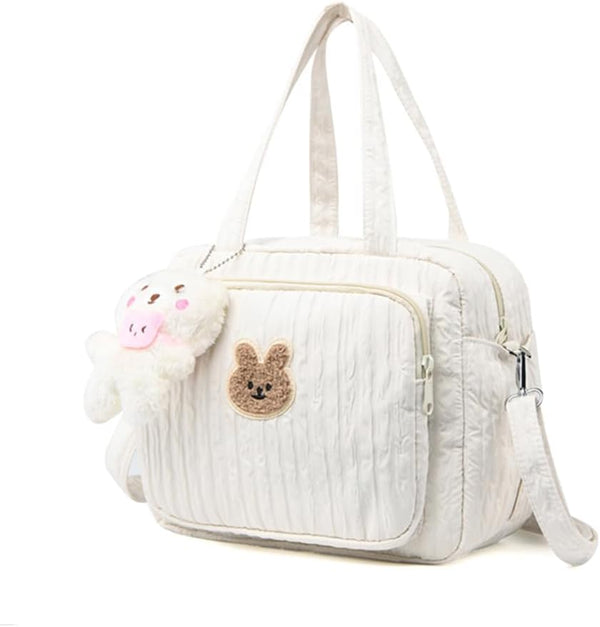 hibear Baby Diaper Bag,Small Diaper Bag Tote Crossbody Diaper Bag Cute Quilted