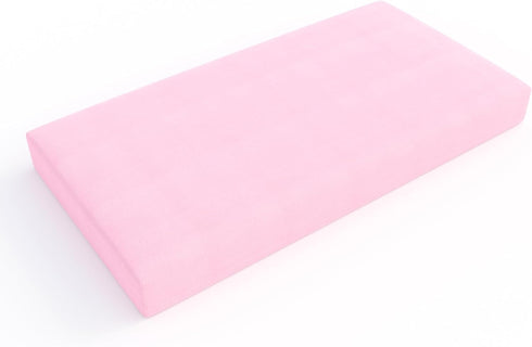 100% 28 52 Inches, (Pack 2) Amazon Basics Cotton Jersey Knit Fitted Crib Sheet for Boys and Girls, fits Standard Crib