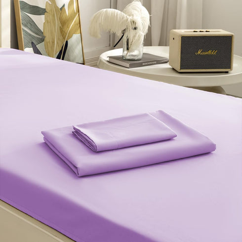 NookZuzu 3 Set,Purple Set 3-Piece Set Set Piece Toddler Sheet Basics Bed Sheet for Toddler,Microfiber Sheet Soft
