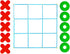 RAINBOW TOYFROG Jumbo Tic Tac Toe Game Set, Large Indoor Outdoor Games for Family and Party