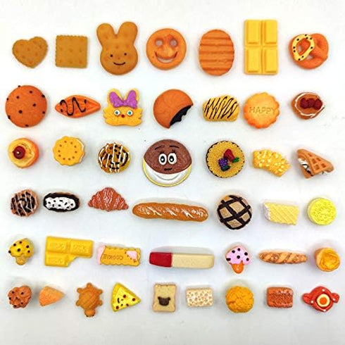 Nuanmu 20pc Miniature Food Drink Bottles Pretend Play Kitchen Game Party Toys (Random Foods)