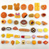 Nuanmu 20pc Miniature Food Drink Bottles Pretend Play Kitchen Game Party Toys (Random Foods)