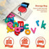 Set 3 4 5 Coogam Reading & Spelling Learning Toy, Wooden Letters Flash Cards Sight Words Matching ABC Alphabet