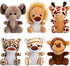 12 4.8 Inch Sumind Pieces Small Stuffed Animals Bulk Gifts Mini Stuffed Forest Jungle Animal Plush Toys Cute Elephant
