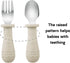 PandaEar 6 Pack Toddler Plates and Utensils Set, 2 Pack Silicone Baby Plates with Suction & 4 Stainless Steel Spoons
