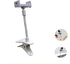 NVRTTRR 1/4 (10in) Universal Threaded Hole Baby Monitor Mount Bracket, Adjustable Gooseneck Arm Holder with Clip Baby