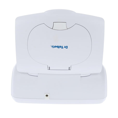 Talbot's Dr. Baby Wipe Warmer & Dispenser - Easy Open Lid, Weighted Warming Plate & Clear View Window - New Parent