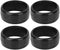 VGEBY1 4PCS RC Drift Hard Tires, 26mm RC Racing Speed Hard Drift Tires for 1/10 RC Drifting Car Accessory