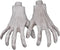Halloween Skeleton Hands - 1 Pair Realistic Plastic Zombie Hands for Scary Halloween Props and Decorations