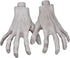 Halloween Skeleton Hands - 1 Pair Realistic Plastic Zombie Hands for Scary Halloween Props and Decorations