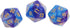 Yiotfandoll 10PCS D20, 20mm 20 Polyhedral Dice - Acrylic, Sided Dice for RPG, MTG, DND, Table Games (Blue Purple)