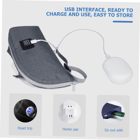 SHOWERORO Portable Bottle Warmer Insulated Car Milk Heater for Travel Convenient Zipper Design Durable Material Go